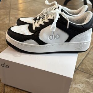 ALO Yoga Black and White Men's Sneakers